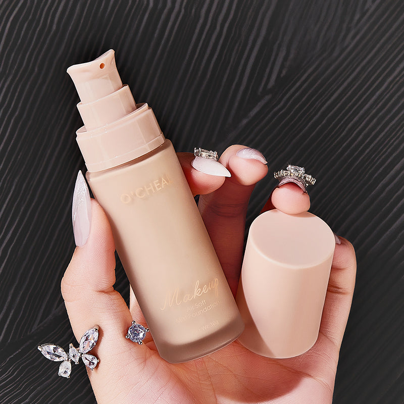 BB Cream Cushion Compact Make Up Foundation Concealer Cream with Face Cosmetics Makeup Puff