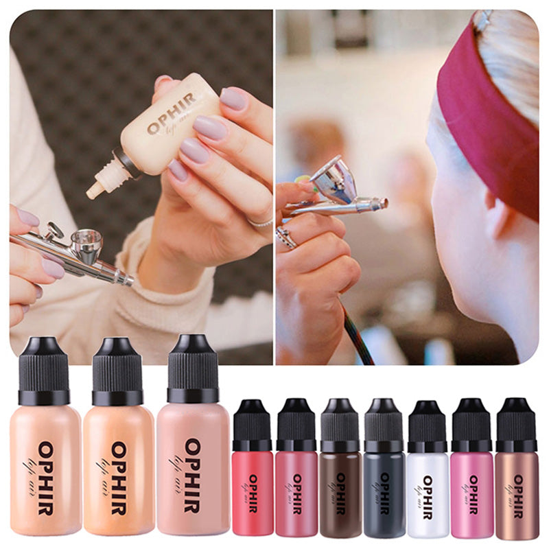Airbrush Makeup Foundation Inks 3 Colors Air Foundation for Face Paint Make-up Salon Cosmetic Makeup Pigment_TA104(2-4-5)