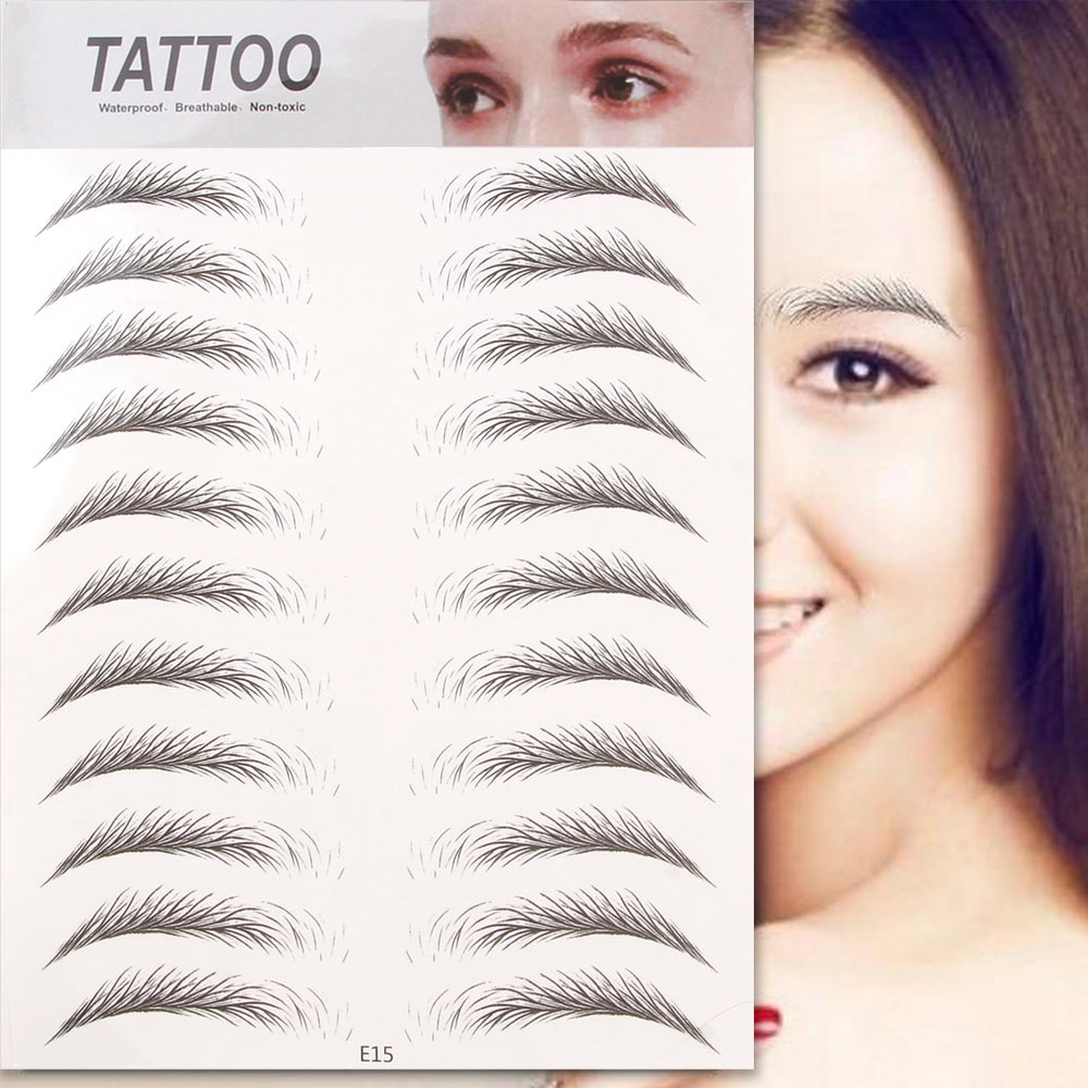 Complete professional Eyebrow Powder Stamp Shaping Kit makeup brushes eyebrow paint eyebrow pencil Eye Brows Stencil