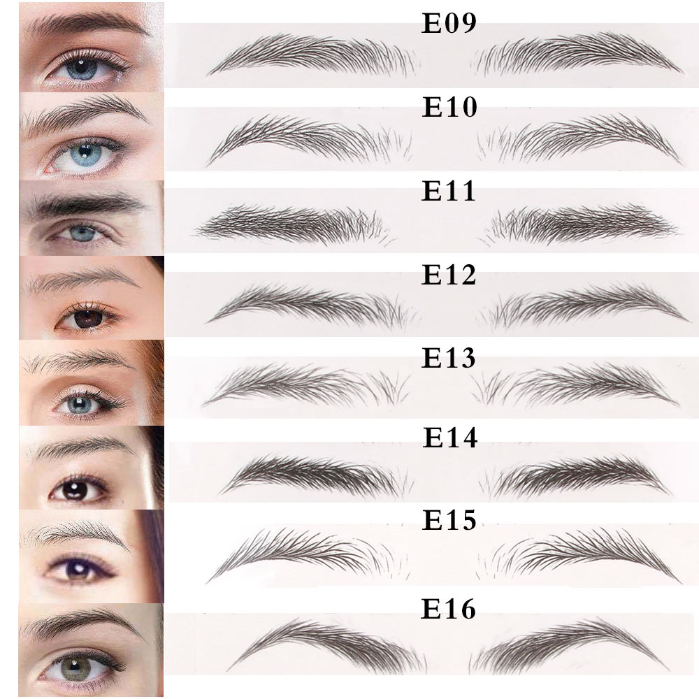 Complete professional Eyebrow Powder Stamp Shaping Kit makeup brushes eyebrow paint eyebrow pencil Eye Brows Stencil