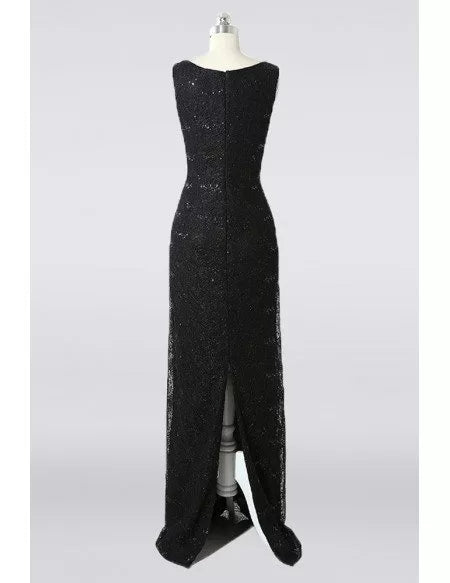 Modest Long Black Lace Mother Of The Bride Dress With Jacket Custom Color Sizes