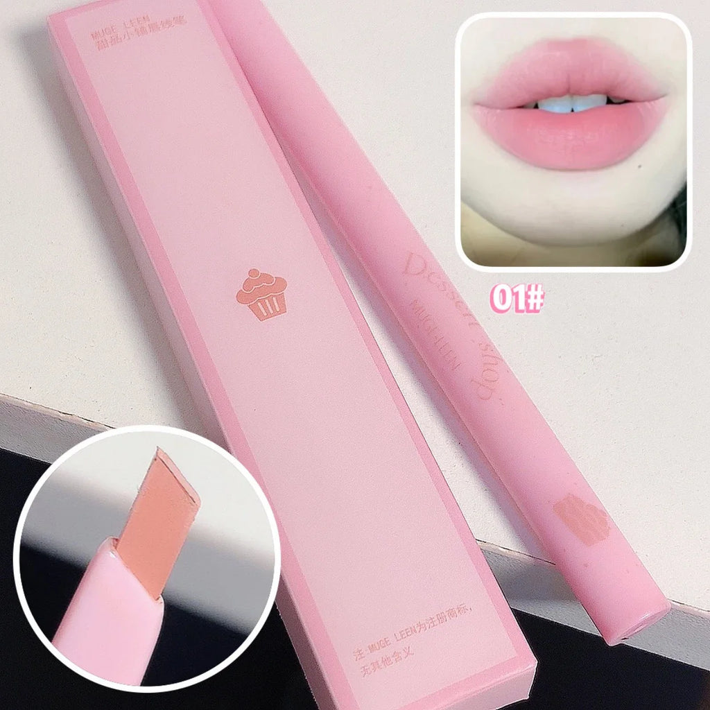 Nude Pink Lip Liner Waterproof Matte Contouring Tint Lipstick Long Lasting Non-stick Cup Velvet Lipliner Pencil Makeup Comestics
