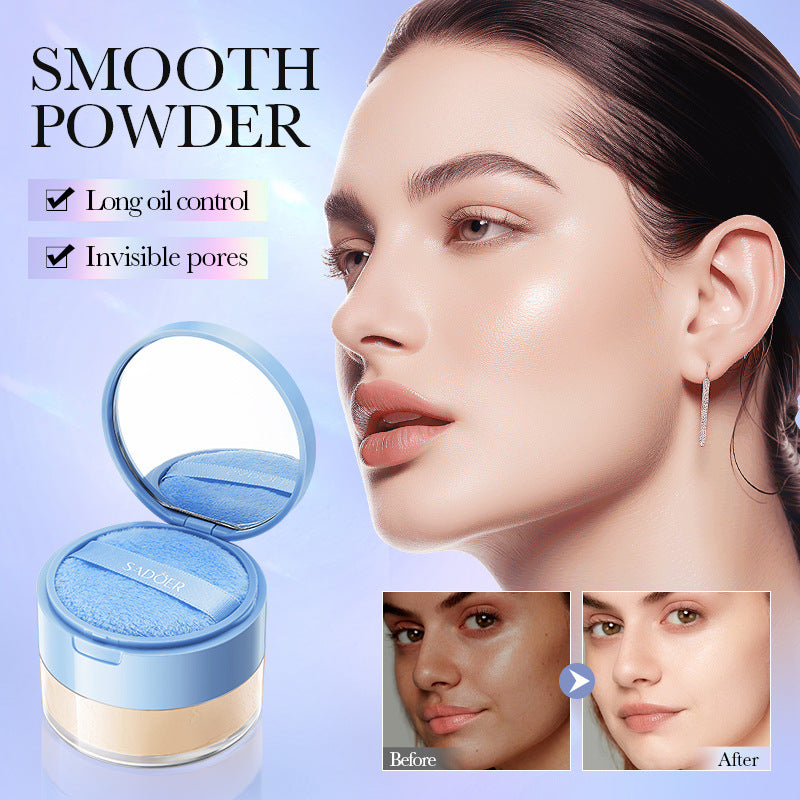 Matte Loose Powder Refreshing Oil Control Concealer Long Lasting Holding Makeup Improve Dullness Waterproof Makeup Powder