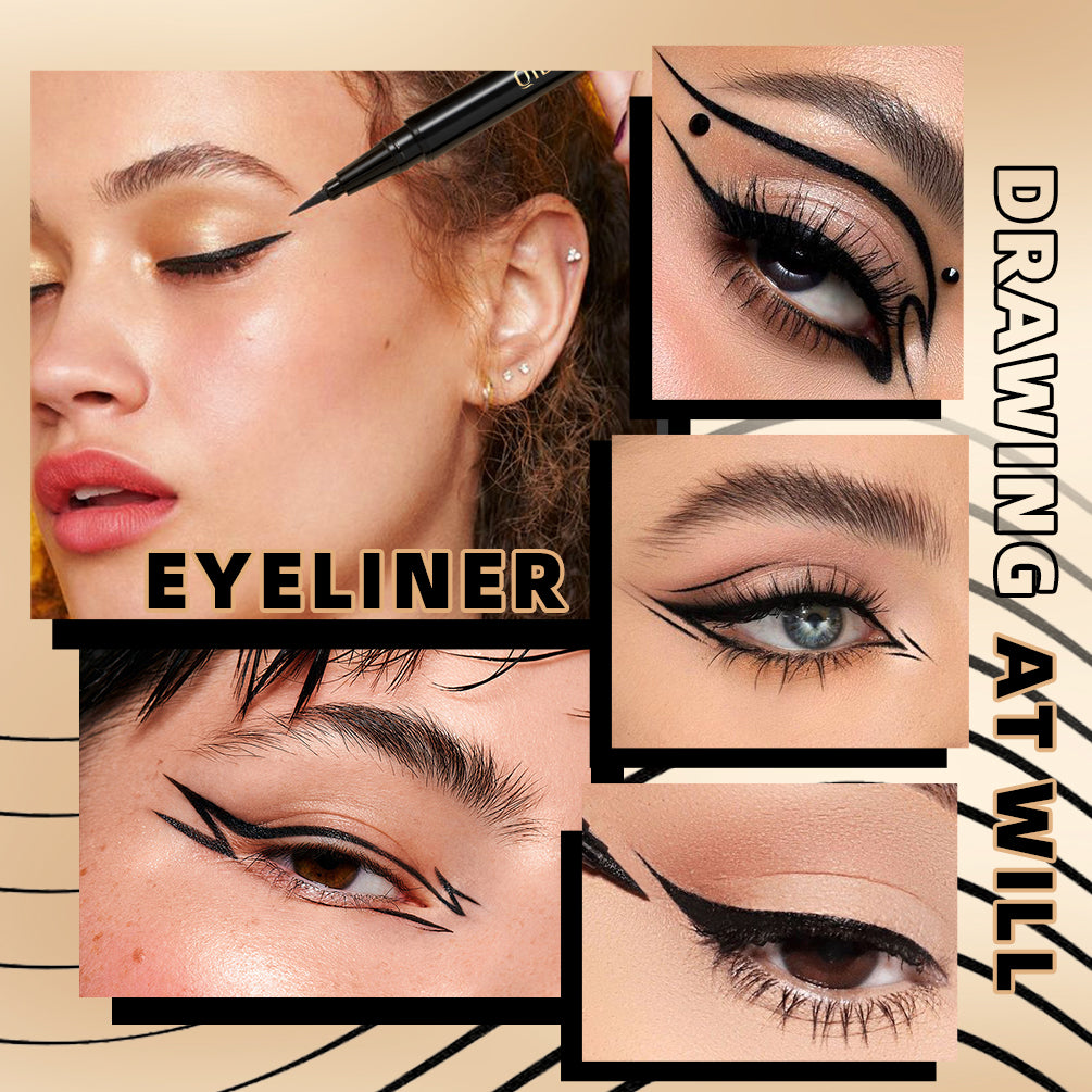 Long Lasting Black Liquid Eyeliner Waterproof Eye Liner Pencil Quick Drying Not Bloom Natural Eyeliner