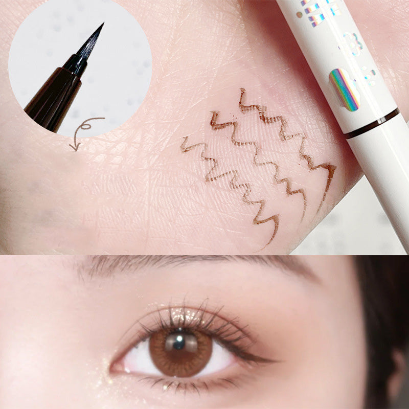 Ultra-fine Liquid Eyeliner Pen Waterproof Lasting Blue Red Sweatproof Quickily Drying Matte Eyeliner Pencil Eyes Makeup Cosmetic