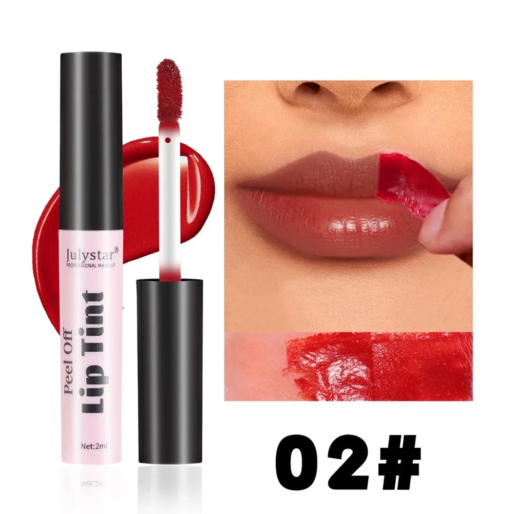 Matte Lip Liner Peel Off Tattoo Lipgloss Waterproof Velvet Lip Tint Red Brown Not Easy Fade Lip Stain Outline Contour Cosmetic
