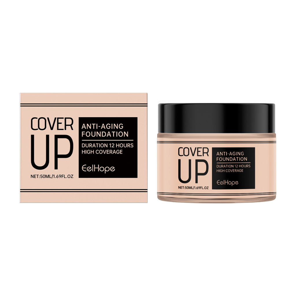 Face Foundation Cream Oil-Control Matte  Waterproof Lasting Concealer Liquid Full Coverage Matte Professional Makeup