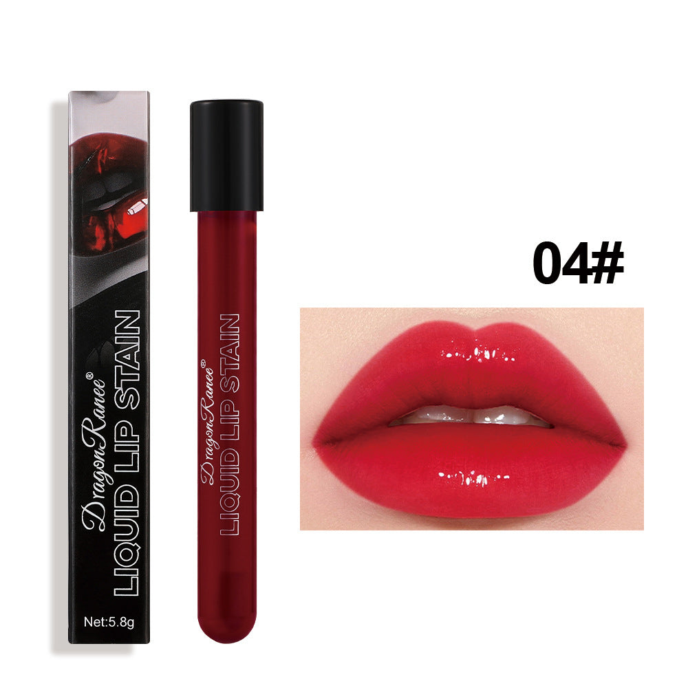 Mirror Lip Gloss Long Lasting Not Fade Lip Tint Water Gloss Glass Lipstick Blood Plasma Lips Makeup Halloween Lip Stain Cosmetic