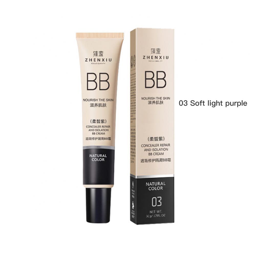BB Cream Face Full Concealer Brighten Makeup BaseLonglasting Liquid Foundation Cream for Waterproof Face High Coverage