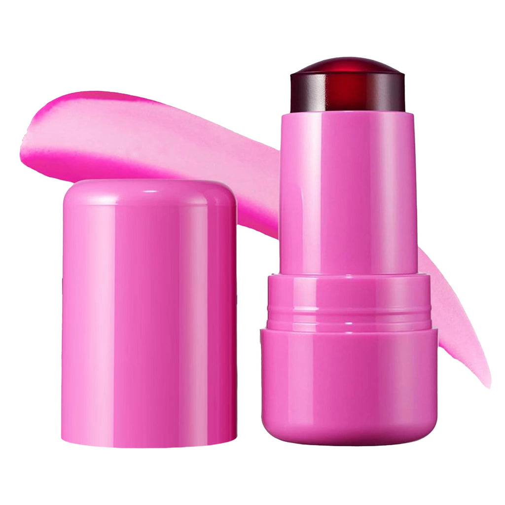 Milk Jelly Blush Stick Cheek Stain Cheek Tint Buildable Watercolor Finish Makeup Blush Jelly Tint Cheek Lip Brighten Cream Stick