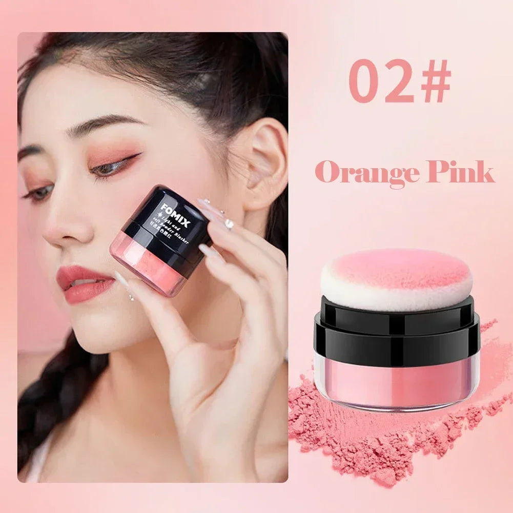 Powder Blusher Mushroom Head Air Cushion Blush High Gloss Repair Cosmetics Soft Mist Cheek Rouge Face Contour Makeup