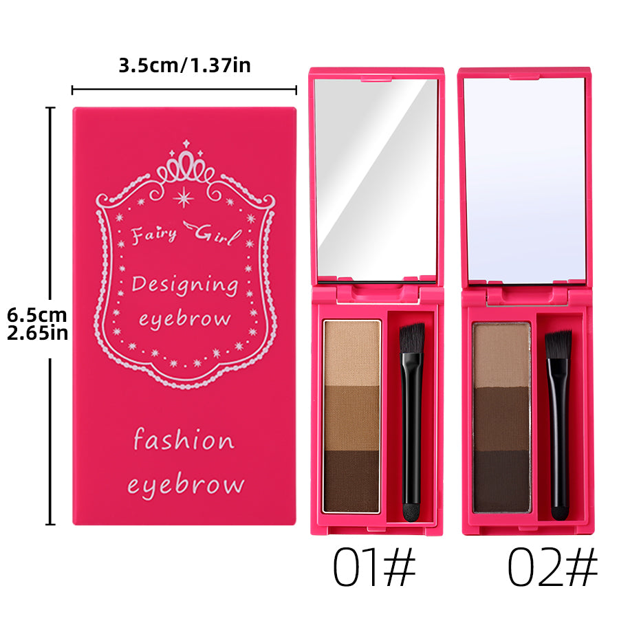 Waterproof Professional Eyebrow Powder Black Brown Coffe Lasting Eyeshadow Eye Brow Palette with Brush eyebrow pencli Eye Brows