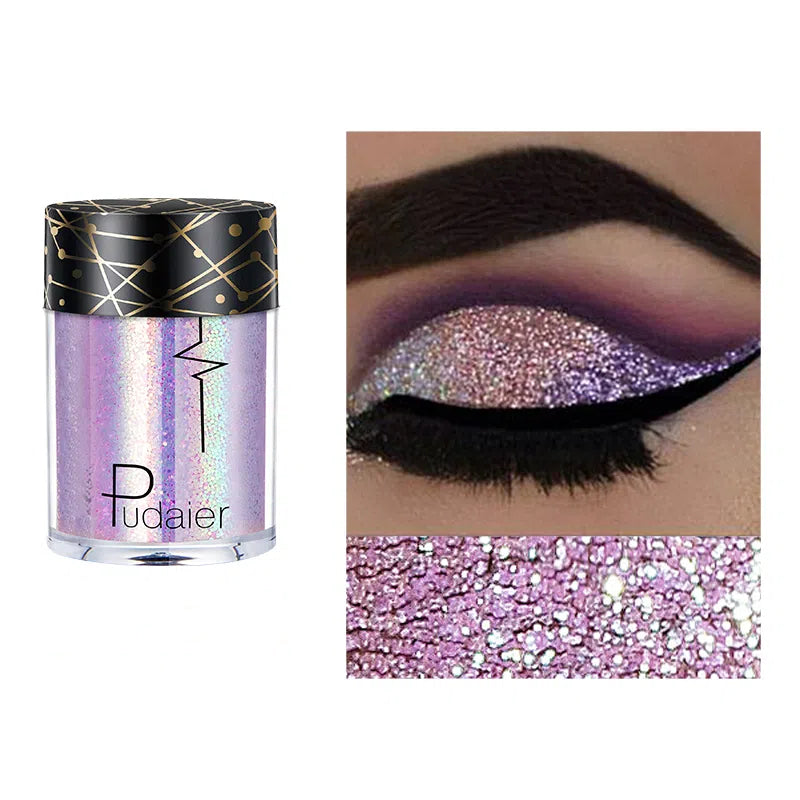 1 pcs Pudaier monochrome eyeshadow Glitter eyeshadow - perfect for party  stage makeup  everyday