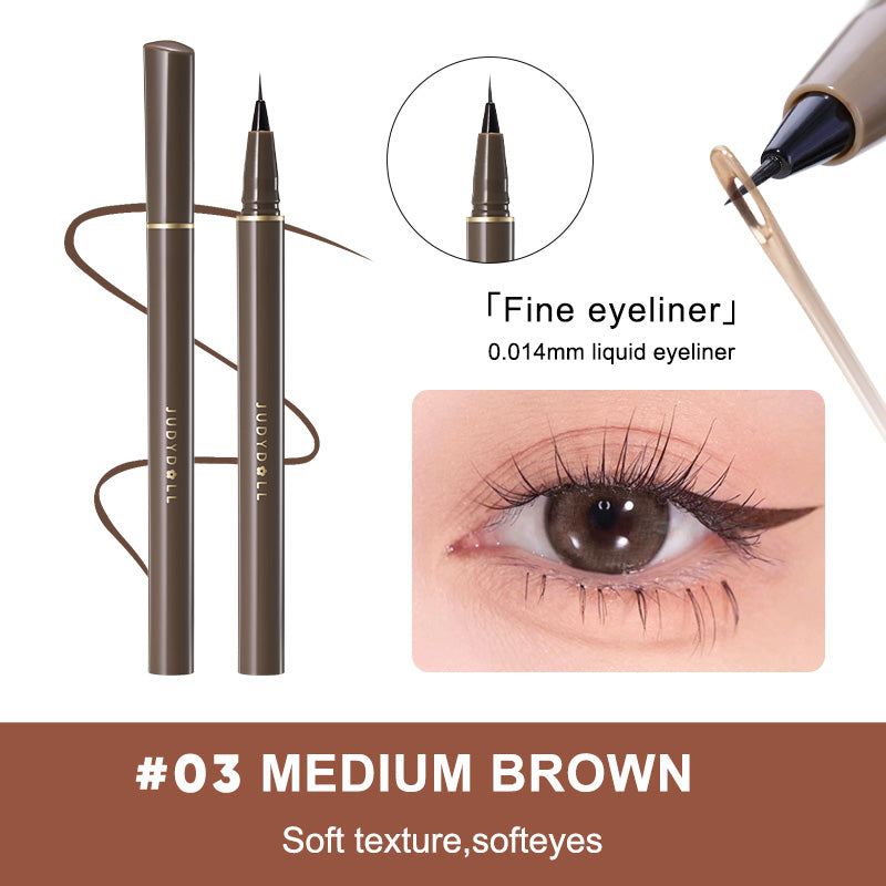 Precision Liquid Eyeliner Pen, Ultra-Fine Tip, Waterproof, Smudge-Proof, 24-Hour Long-Lasting, Perfect for Lash Line