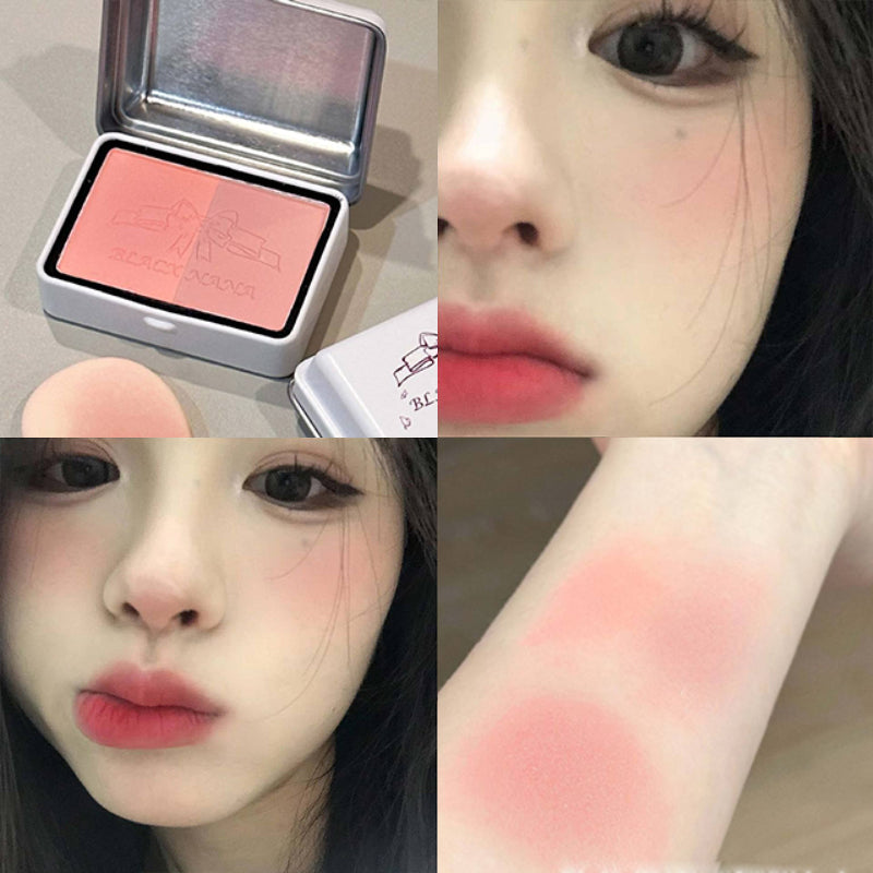 French sweetheart soft mist blush  low saturation  pure desire  Korean make-up  make-up  rouge  makeup