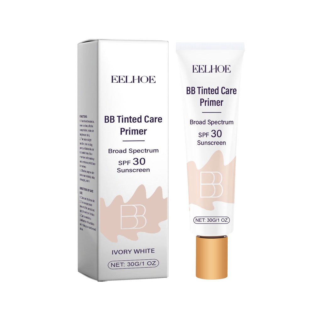 Tinted BB Cream with SPF 30 Full Coverage Nude Makeup Facial Foundation Waterproof