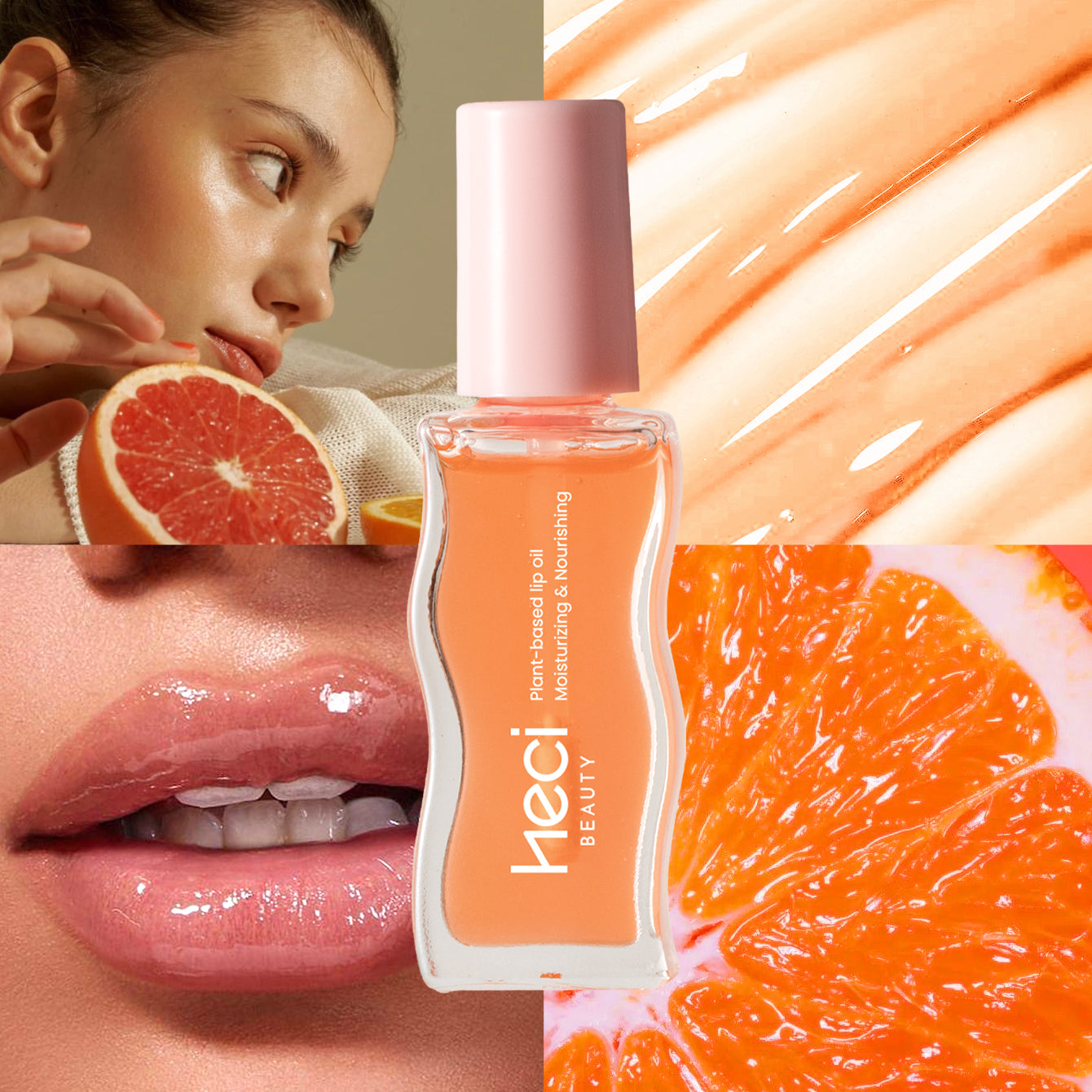 4pcs Fruity Tinted Lip Oil   Moisturizing Jelly Lip Gloss For Spring & Summer  Mirror Shine Glass-Look Lips Lip Makeup