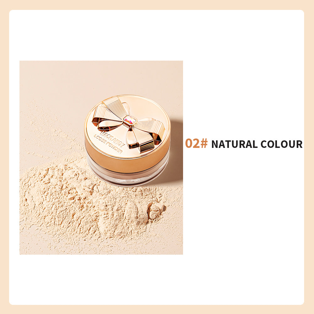 Original Silky Loose Powder Foundation  Lightweight Mineral Loose Powder Makeup Buildable Coverage Talc Free Vegan
