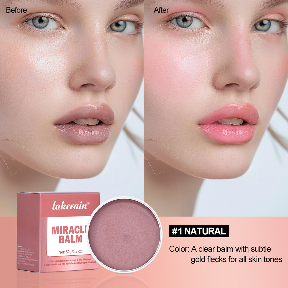Multi Glow Balm Cream Blush for Cheeks Blush Balm Face Makeup Radiant Finish Hydrating Creamy Lightweight Cosmetic