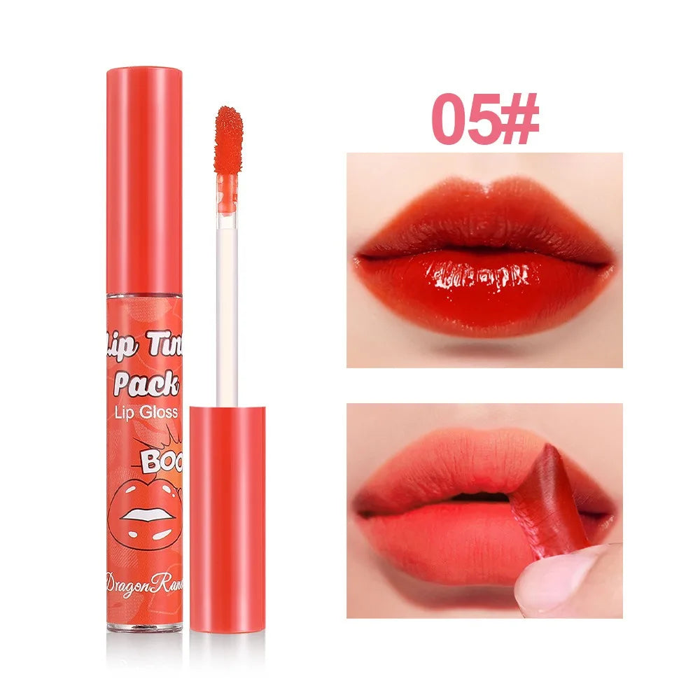 Peel-off Lip Glaze Waterproof Long Lasting Non-stick Cups Lipsticks Matte Sexy Red Tear-off Liquid Tattoo Lip Stain Cosmetics