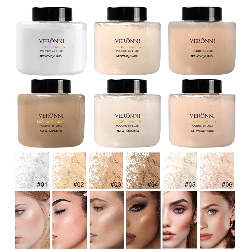 Banana Luxury Powder for Women Face Foundation Banana Powder Bottles Loose Powder Authentic Oil-Control Beauty Make Up Art Tools