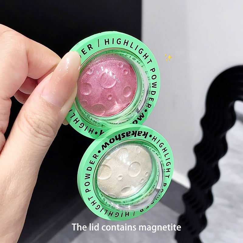 Planet Space Highlighter Powder Brighten Fairy Adas Powder Shimmer Water Light Contour Face Body Illuminator Makeup Cosmetics