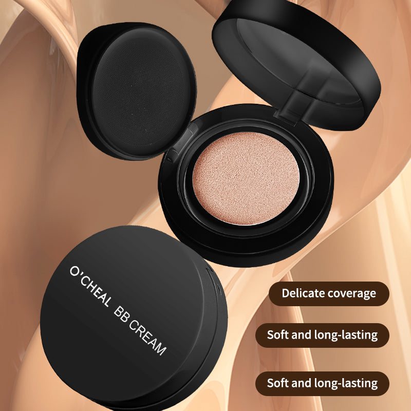 BB Cream Air Cushion Full Coverage Waterproof Long-lasting Concealer Cushion Compact Face Makeup Foundation