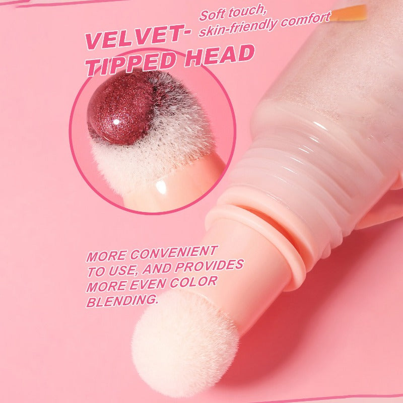 Liquid Air Cushion Highlight Blush Stick Contour Pearlescent Delicate Shimmer Stick Powder Blusher Liquid Skin-friendly Makeup