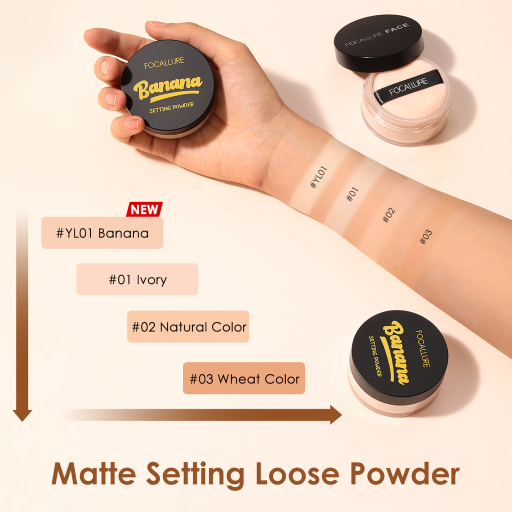 Face Loose Powder   Ultra-Light Perfect Finishing Makeup Powder Waterproof Translucent Setting Powder Cosmetic