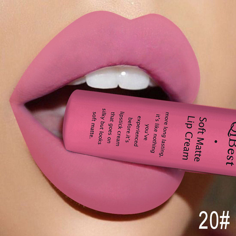 Sexy Velvet Matte Lip Gloss Liquid Lipstick Lipgloss Beauty Red Nude Waterproof Long-lasting