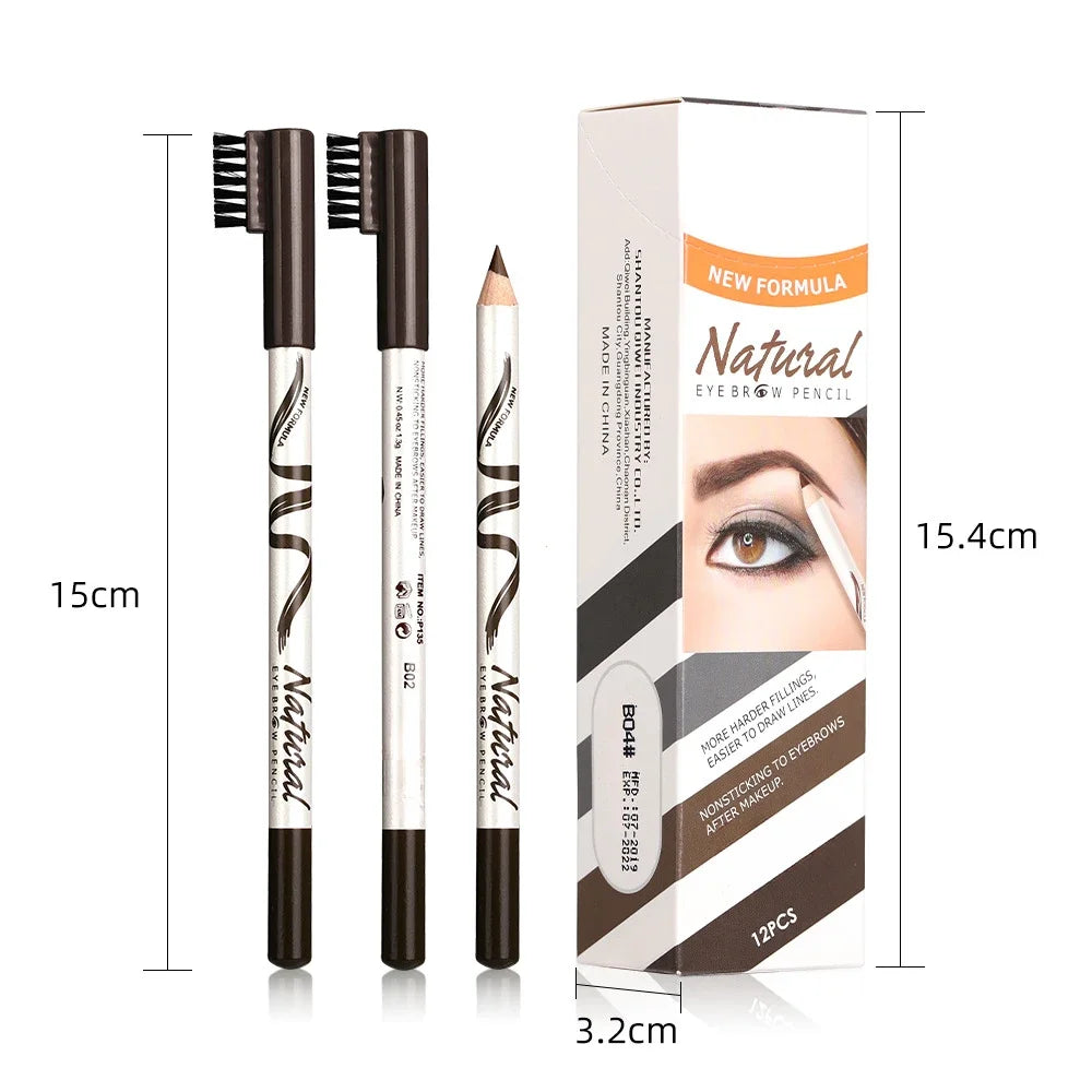 1 PCS Waterproof Eyebrow Pencil 5 Colors Eyebrow Pen for Women Beauty Cosmetic Eyebrow Pencil Cosmetics Tool Eye Brow Pencil