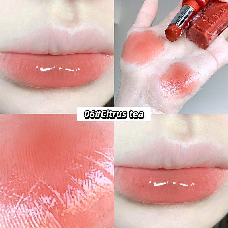 Mirror Gloss Lipstick — Ice-Translucent Water-Gloss Finish  Plumping and Hydrating