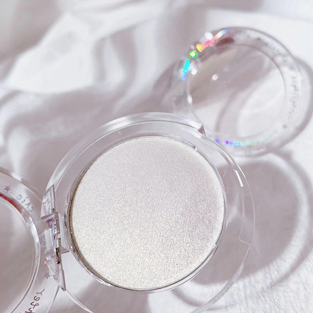 3 Colors Shimmer Glitter Highlighter Powder Palette Body Face Contour High Gloss Powder Waterproof Lasting Makeup Tool