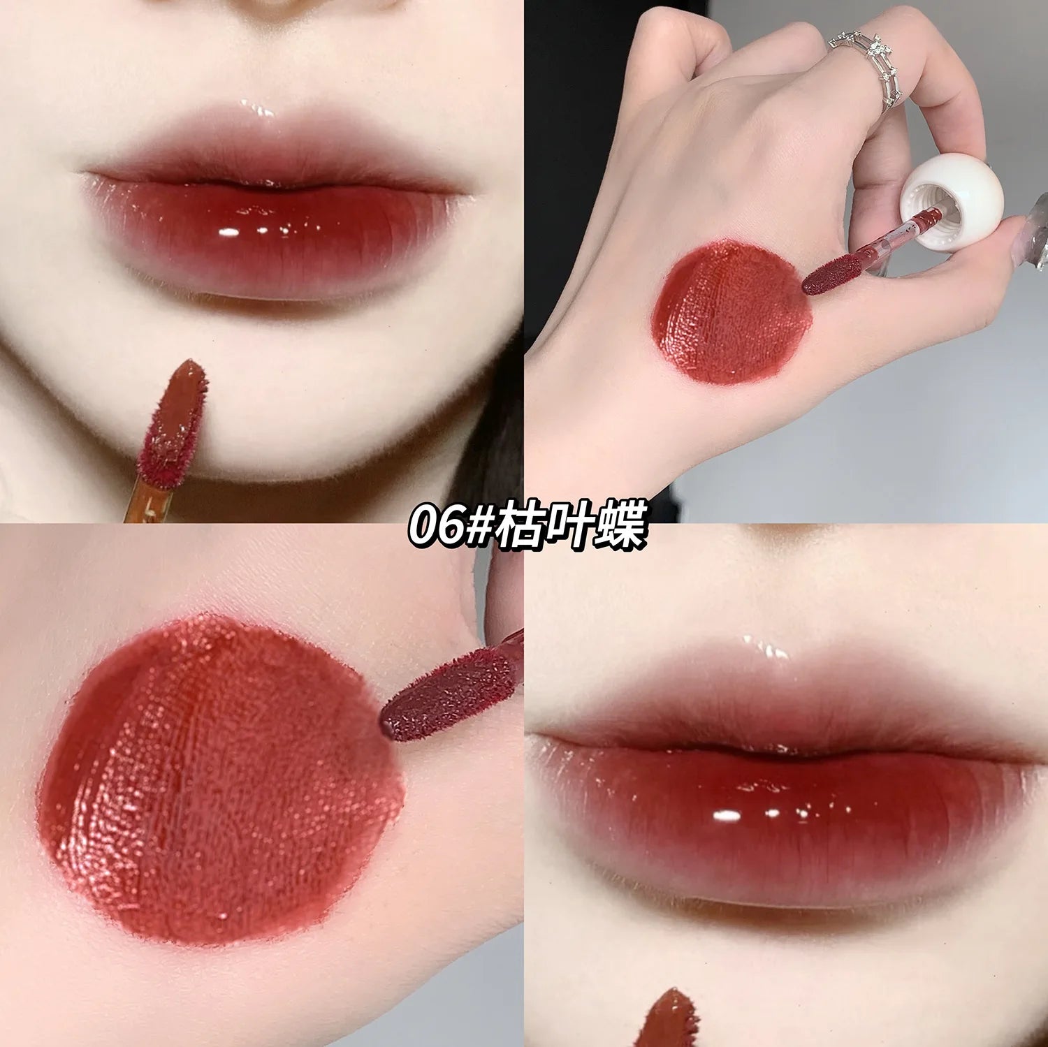 7 Color Moisturizing Lip Tint Jelly Liquid Lipstick Non Sticky Cup Sexy Lip Mud Mirror Water Lip Glaze Women Makeup Cosmetics