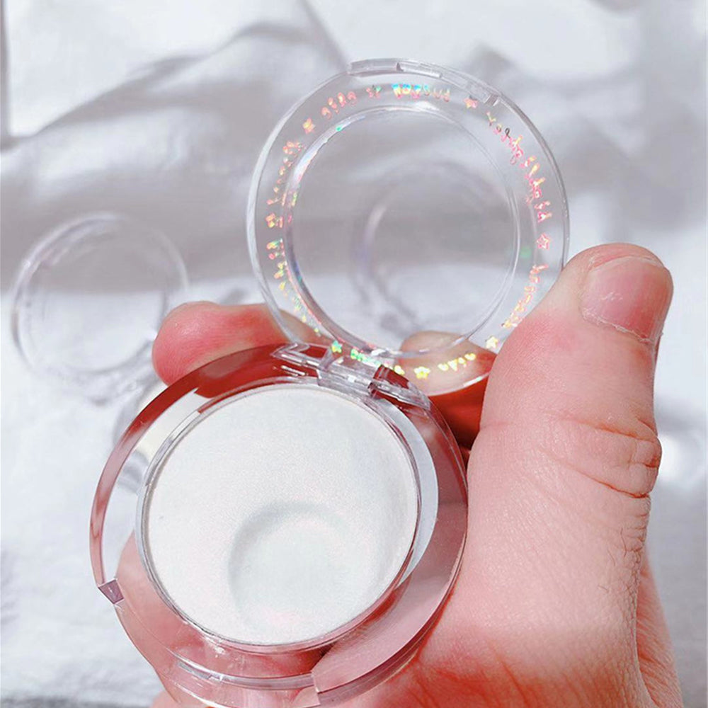 3 Colors Shimmer Glitter Highlighter Powder Palette Body Face Contour High Gloss Powder Waterproof Lasting Makeup Tool