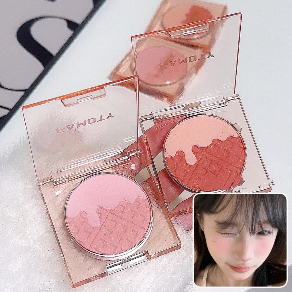 Monochrome Blush Palette   Powder Palette Multi-Colored Blush Powder Blushing Rose Matte Bold  Lightweight   Blends Easily
