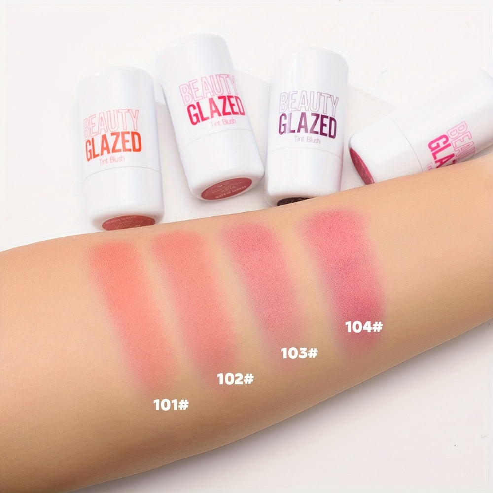 Makeup Blush Stick Lip Tinted Cooling Water Jelly Tint Jelly Blush Stick Watercolor Multi-Use Matte Blush Makeup