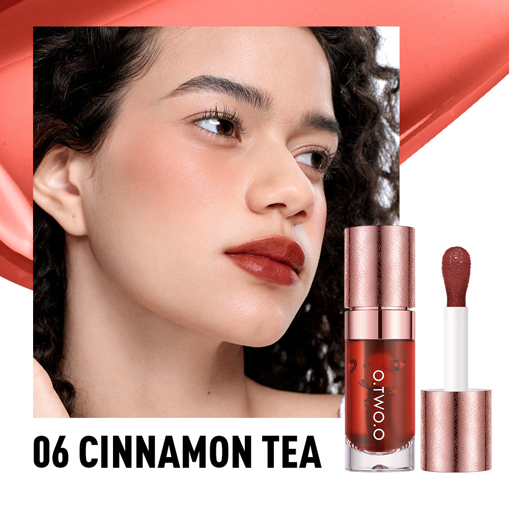 Liquid Lip Cheek Tint Lip Clamping Moisturizing Long-lasting Lightweight Non-sticky Non-drying Lip Gloss Lip Stain Tint
