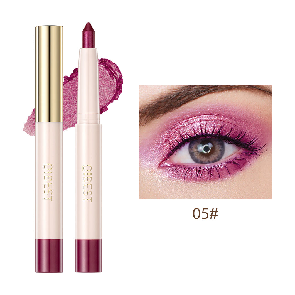 6 Colors Pearlescent Eyeshadow Stick Waterproof Eye Shadow Pen Eyes Highlighter Cream Pencil For Women Beauty Makeup