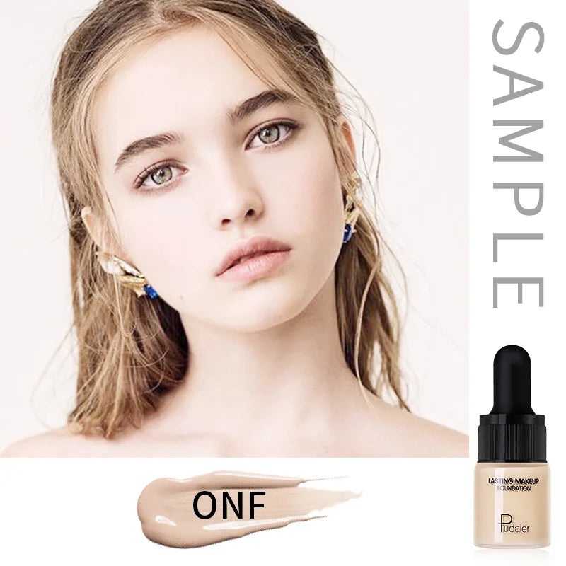 1PC Liquid Foundation Full Coverage Concealer Cream Oil-control Moisturizer Contour Matte Breathable Base Makeup Foundations