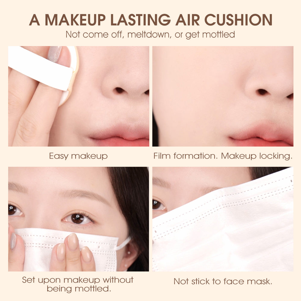 Wholesale Air Cushion BB Cream 3 Colors Fuller Coverage Waterproof Long-lasting Concealer Cushion Compact Face Makeup
