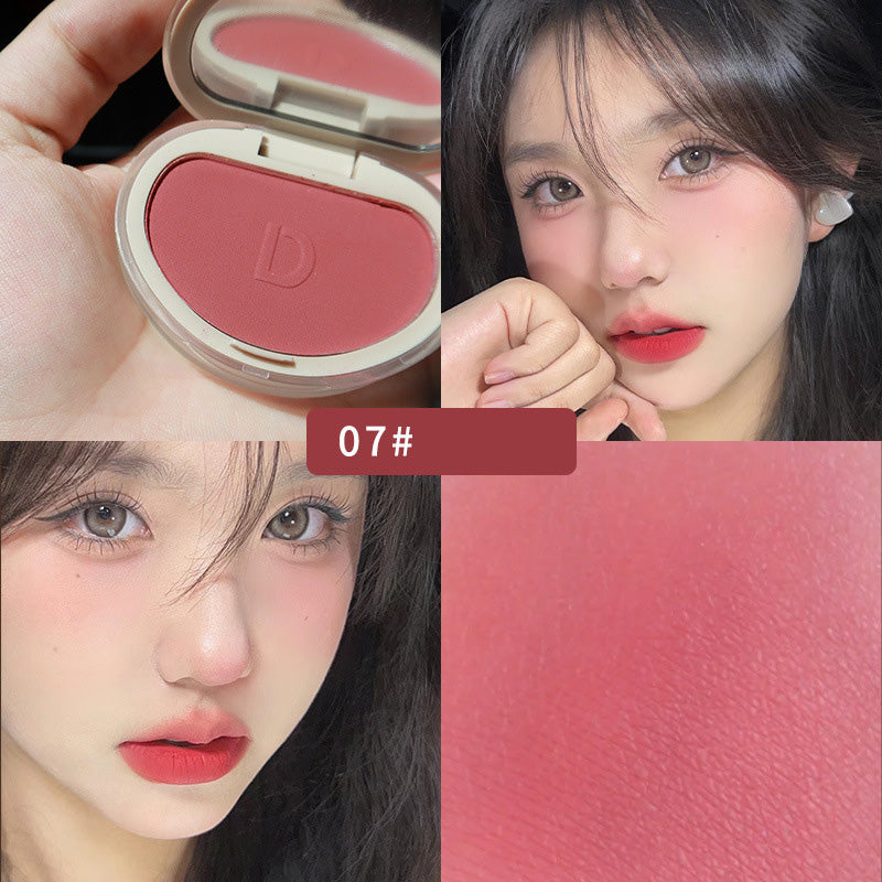 1PC Blush Makeup Palette Cute 7 Color Mineral Powder Blue Pink Rouge Long Lasting Natural Cheek Tint Waterproof Blusher Cosmetic