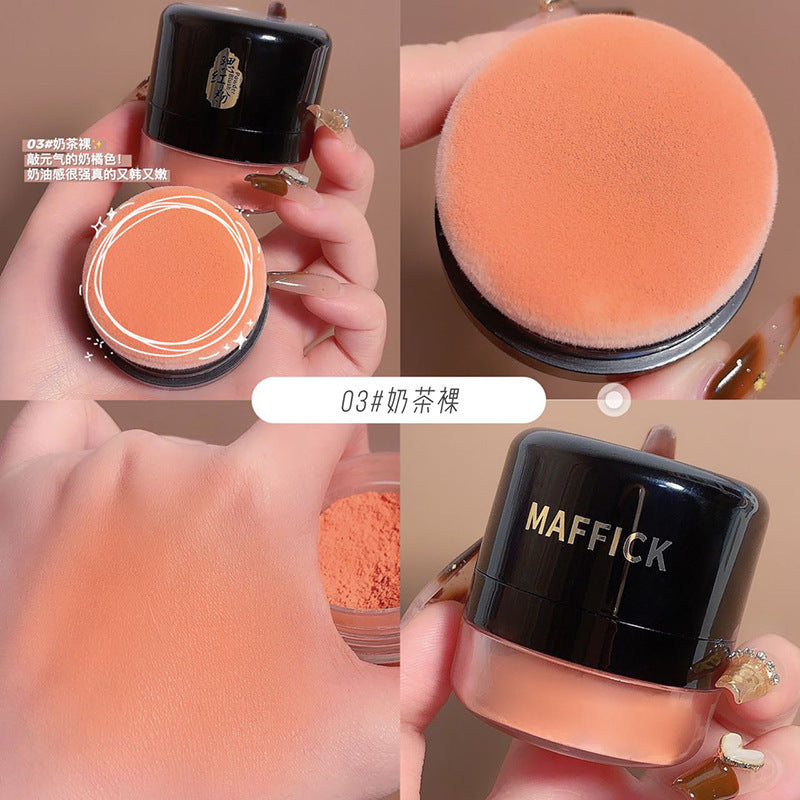 blush powder skin friendly and soft color air cushion powder blusher looks even powder blusher