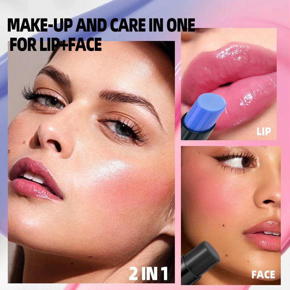 Color Changing Lipstick Moisturizing Long-Lasting pH Shift Lip Balm Nourishing Lip Stain Tint - Magic Cosmetic Makeup
