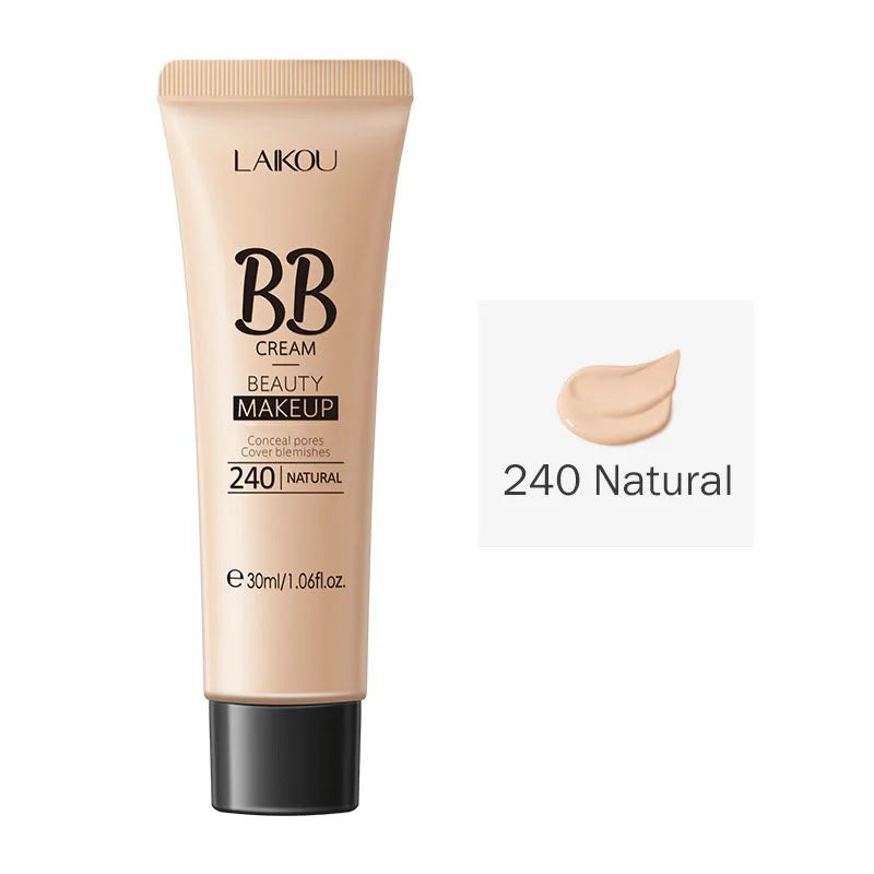 BB Cream 18 Hour Longlasting Liquid Foundation Waterproof Anti-acne Marks Flawless Natural Face Base Makeup Moisturize