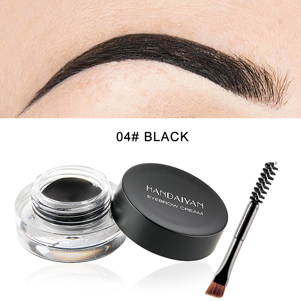 Colorful Eyebrow Cream Gel High Pigment Brows Tint Waterproof Long lasting Eye Brow Dye With Brushes Decorate Cosmetic