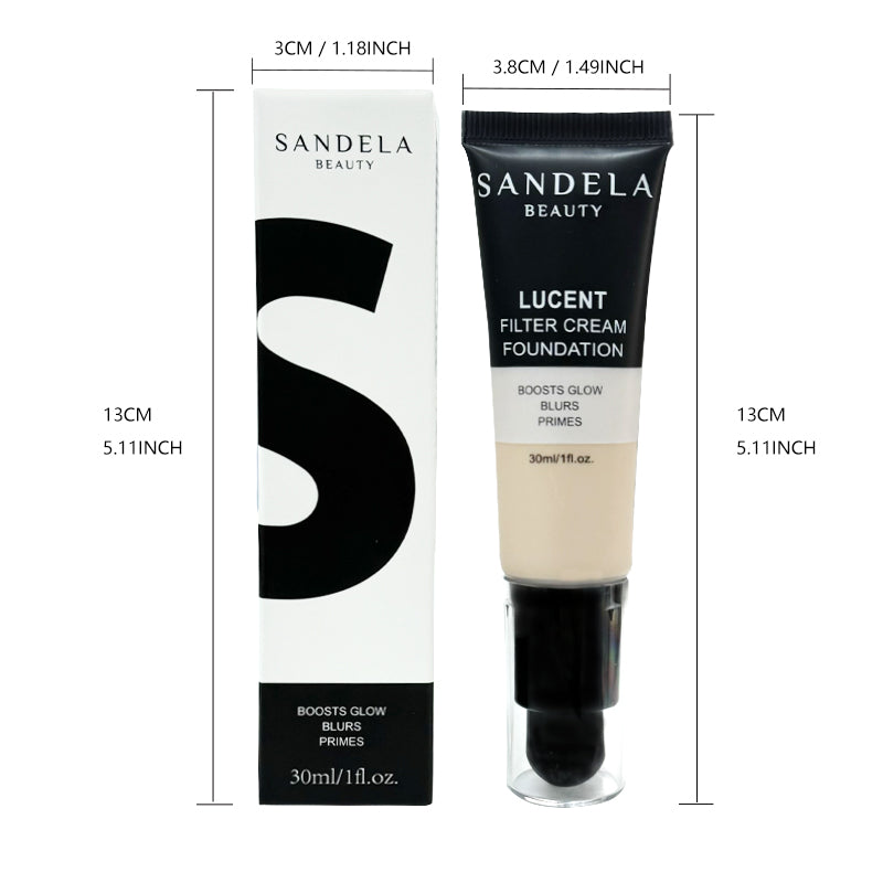Sandela Foundation Tinted Moisturizer Liquid Foundation Makeup Face Make Up Concealer Waterproof
