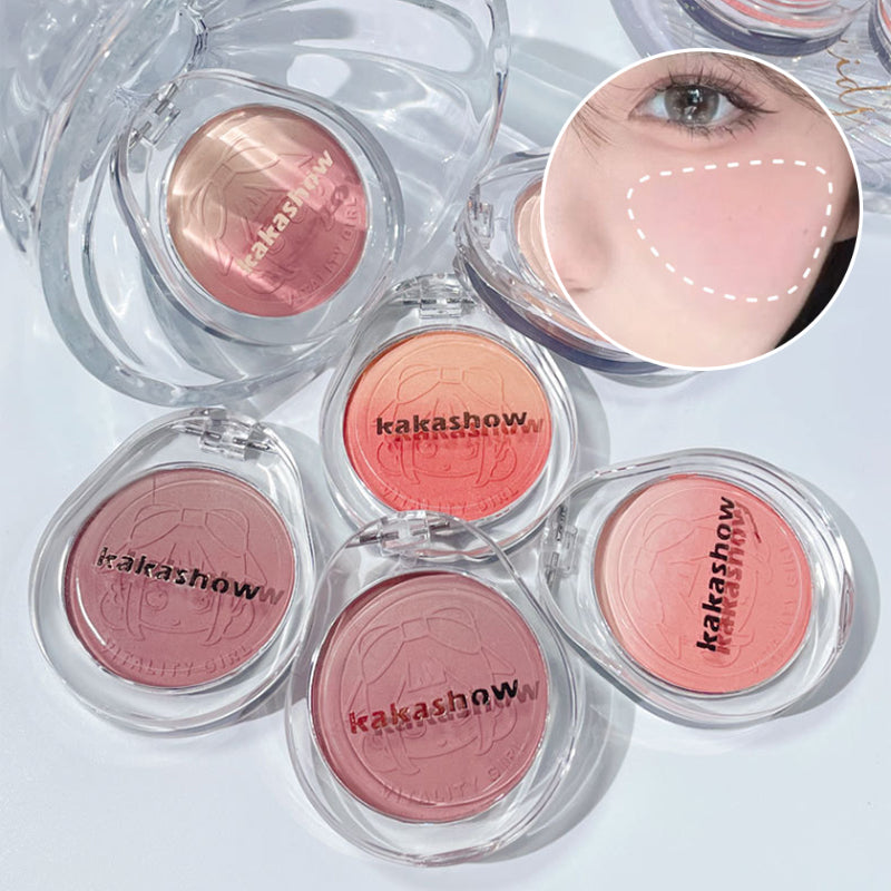 Youthful Gradient Blush - Natural Nude Shade  Easy-to-Blend Formula with Long-lasting Matte Finish