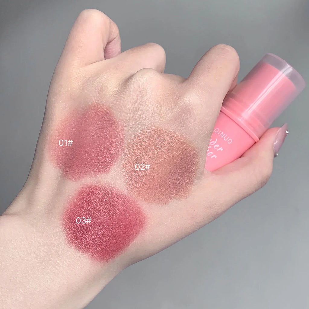Soft Blush Stick Matte Low Saturation Easy To Apply Natural Effect High Color Sweat Proof Not Easy To Remove Blush Cream