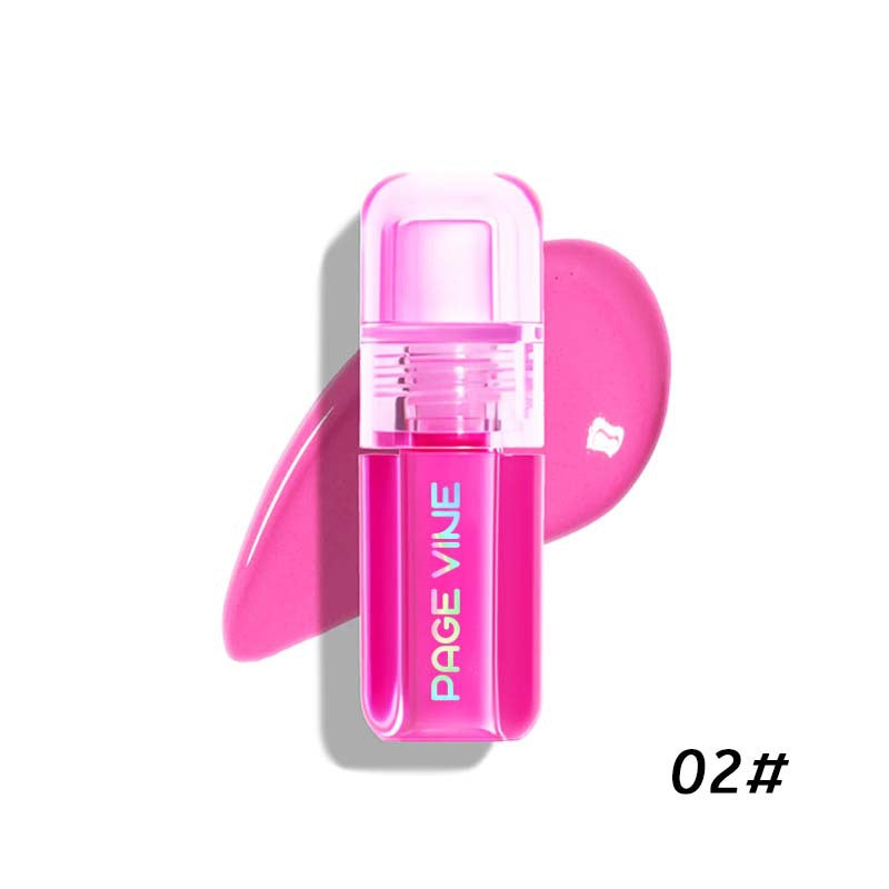 Blush Liquid Rouge Matte Lips Cheeks Natural Highlighter Lip Gloss Blusher Nourishing Antler-shaped Brush Head Makeup